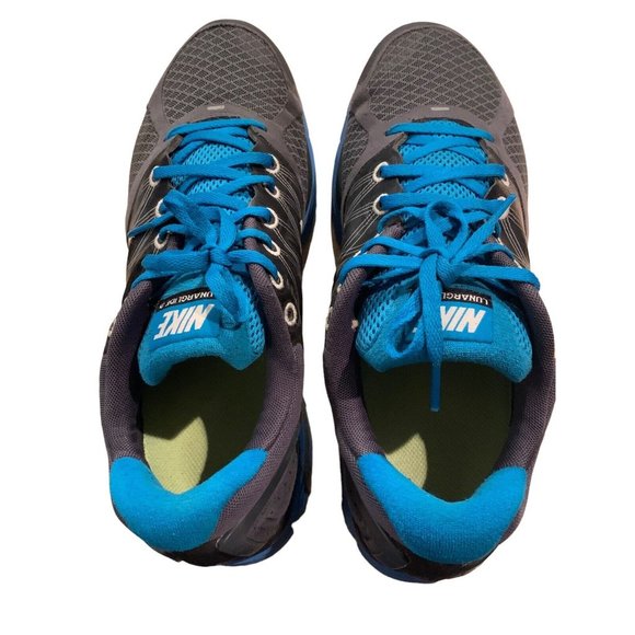 Nike Livestrong Flywire LUNARGLIDE+ 2 running shoes 408922-077 men's size 10 - Picture 2 of 6